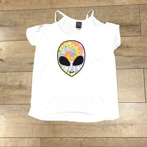 MODERN LUX alien head short sleeve shirt